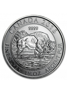 Canada 2016 Canadischer Bison  1 1/4  oz Silber