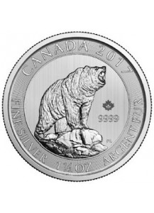 Canada 2017  Grizzly 1 1/2 oz Silber