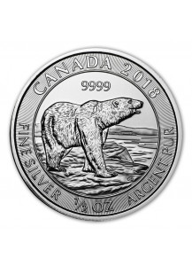 Canada 2018 Polarbär - Polar Bear Silber 1/2 oz