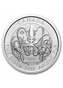 Canada 2020  KRAKEN - Creatures of the North Silber 2 oz