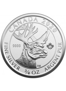 Canada 2020 Woodland Caribou   Silber 3/4 oz