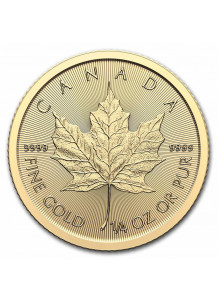 Canada 2024  Maple Leaf  Gold 1/4 oz