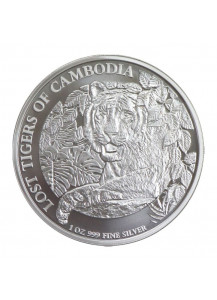 Kambodscha 2023  LOST TIGER  Silber 1 oz Cambodscha