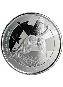 Kamerun 2019  Gepard Silber 1 oz  - Camerun