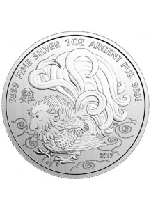 Canada 2017   Lunar Hahn Silber 1 oz