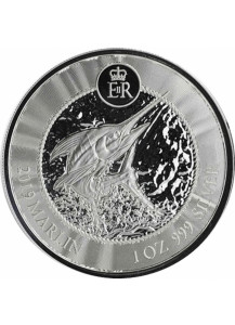 Cayman Island 2019  Blue  Marlin Speerfisch Silber 1 oz