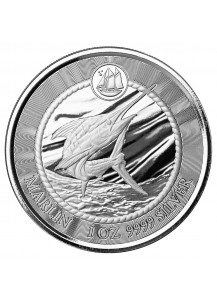 Cayman Island 2023  Blue  Marlin Speerfisch Silber 1 oz