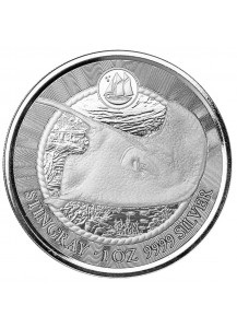 Cayman Island 2023  Stingray - Stachelrochen Silber 1 oz