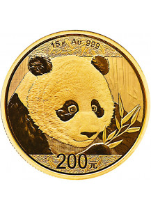 China 2018    Panda  Gold 15 g