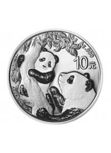China 2021  Panda  Silber 30 g 