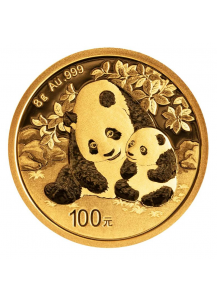 China 2024  Panda    Gold 8 g