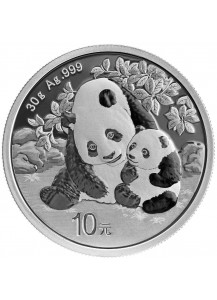 China 2024  Panda  Silber 30 g 
