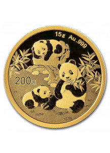 China 2025   Panda  Gold 15 g
