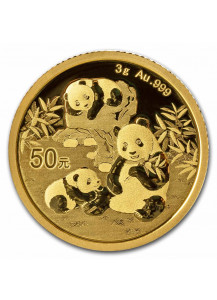 China 2025  Panda   Gold 3 g