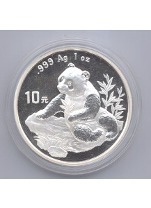 China 1998  Panda  Silber 1 oz