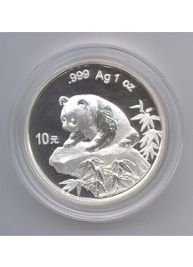 China 1999  Panda  Silber 1 oz