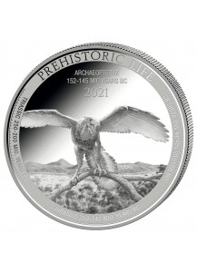 Kongo  2021 ARCHAEOPTERYX - Dinosaurier  Silber 1 oz  Congo