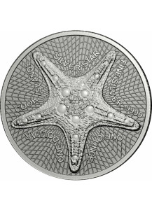 Cook Island 2019 Silver Star - Seestern Silber 1 oz