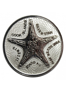 Cook Island 2021  Seestern - Silver Star  Silber 1/4 oz