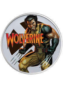 Fiji 2020 Marvel Wolverine Silber 1 oz Farbe