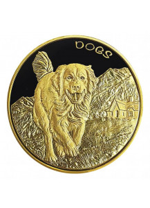 Fiji 2022  DOGS  Gold 1 oz Fidschi Inseln