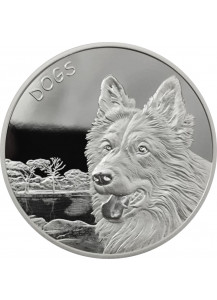 Fiji 2023  DOGS  Schäferhund Silber 1 oz Fidschi Inseln