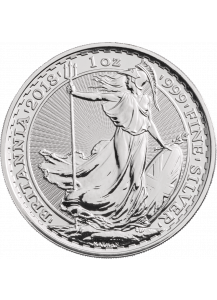 Großbritannien 2018  Britannia  Silber 1 oz