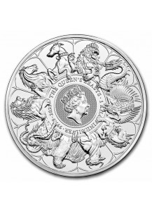 GB 2021   Queens Beast  COMPLETER COIN  Silber 1 Kilo