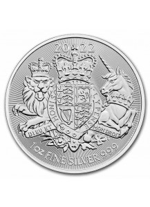 Großbritannien 2022 The Royal Arms    1 oz Silber