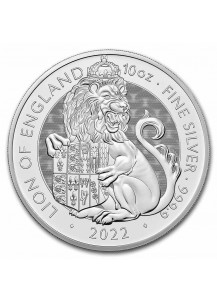 GB 2022   Royal Tudor Beast  LION OF ENGLAND  Silber 10 oz  