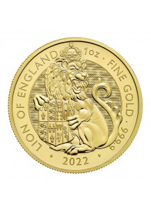 GB 2022  Tudor Beast LION OF ENGLAND Gold 1 oz