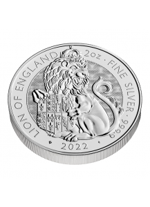 GB 2022   Tudor Beast  LION OF ENGLAND  Silber 2 oz  
