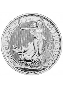 Großbritannien 2023  BRITANNIA  Silber 1 oz  CHARLES III.