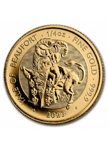 GB 2023   The Tudor Beast  Yale of Beaufort  Gold 1/4 oz  