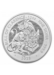 GB 2023   Royal Tudor Beast  BULL OF CLARENCE  Silber 10 oz  