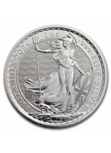 Großbritannien 2024  BRITANNIA  Silber 1 oz  CHARLES III.