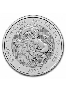 GB 2024   Tudor Beast  SEYMOUR UNICORN  Silber 2 oz  