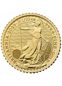 Großbritannien 2025  Britannia CHARLES III. Gold 1/10 oz