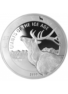 Ghana 2022 RENTIER  -  Giants of the Ice Age  Silber 1 oz
