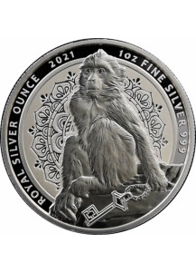 Gibraltar 2021  BERBERAFFE   Silber 1 oz