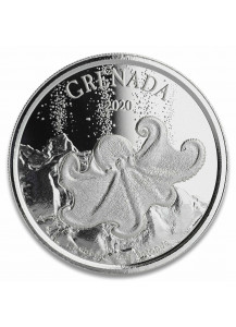 Grenada 2020  Octopus - Diving Paradise  EC8 Serie Silber 1 oz