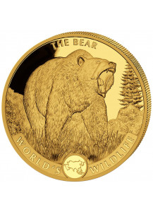 Congo 2022 Der Bär - World`s Wildlife Serie Gold 1 oz Kongo