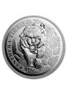 Laos 2020  TIGER - PANTHERA TIGRIS  Silber 1 oz