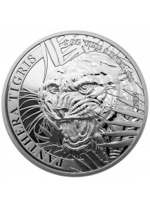 Laos 2021  TIGER - PANTHERA TIGRIS  Silber 1 oz