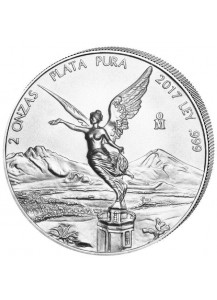 Mexiko 2017 Libertad Silber 2 oz  sofort lieferbar