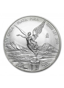 Mexiko 2020  Libertad   Silber 1/4 oz  