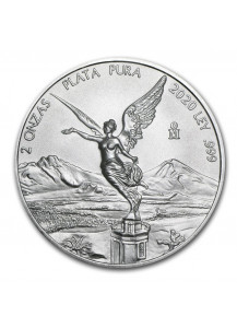 Mexiko 2020 Libertad Silber 2 oz  