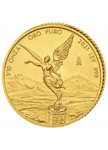 Mexiko  2021  Libertad   Gold 1/10 oz