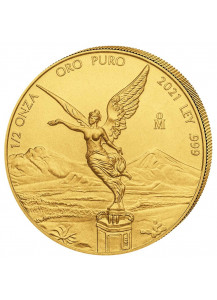 Mexiko 2021  Libertad Gold 1/2 oz