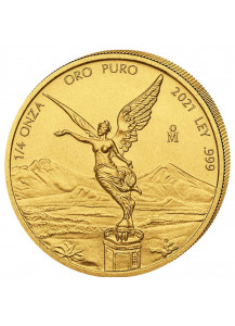 Mexiko 2021  Libertad Gold 1/4 oz